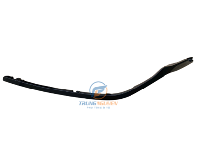 Nẹp nhựa đen trong viền mạ ca lăng, trái - G46L50B51