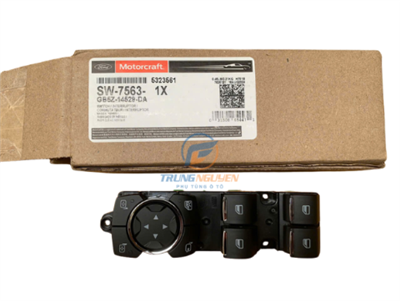 Công tắc bấm kính cửa trước trái - GB5Z14529DA,GB5Z-14529-DA,SW-7563